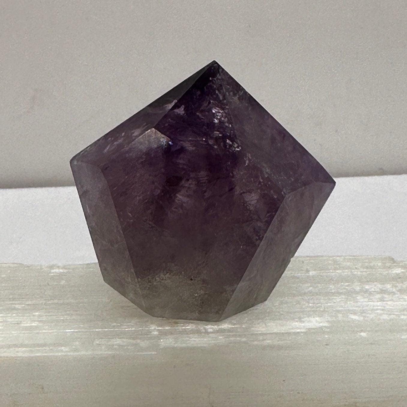 Deep Purple Amethyst Crystal, Crystal Point, Crystals, Crystal Collection, Brazil, Amethyst Quartz, Reiki Healing, 68.05 Grams