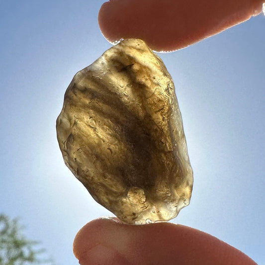 Beautiful Rare Dark Green Libyan Desert Glass, Tektite, Egypt, Golden Moldavite, Manifestation Talisman, Astronomy gift, 15.62 grams