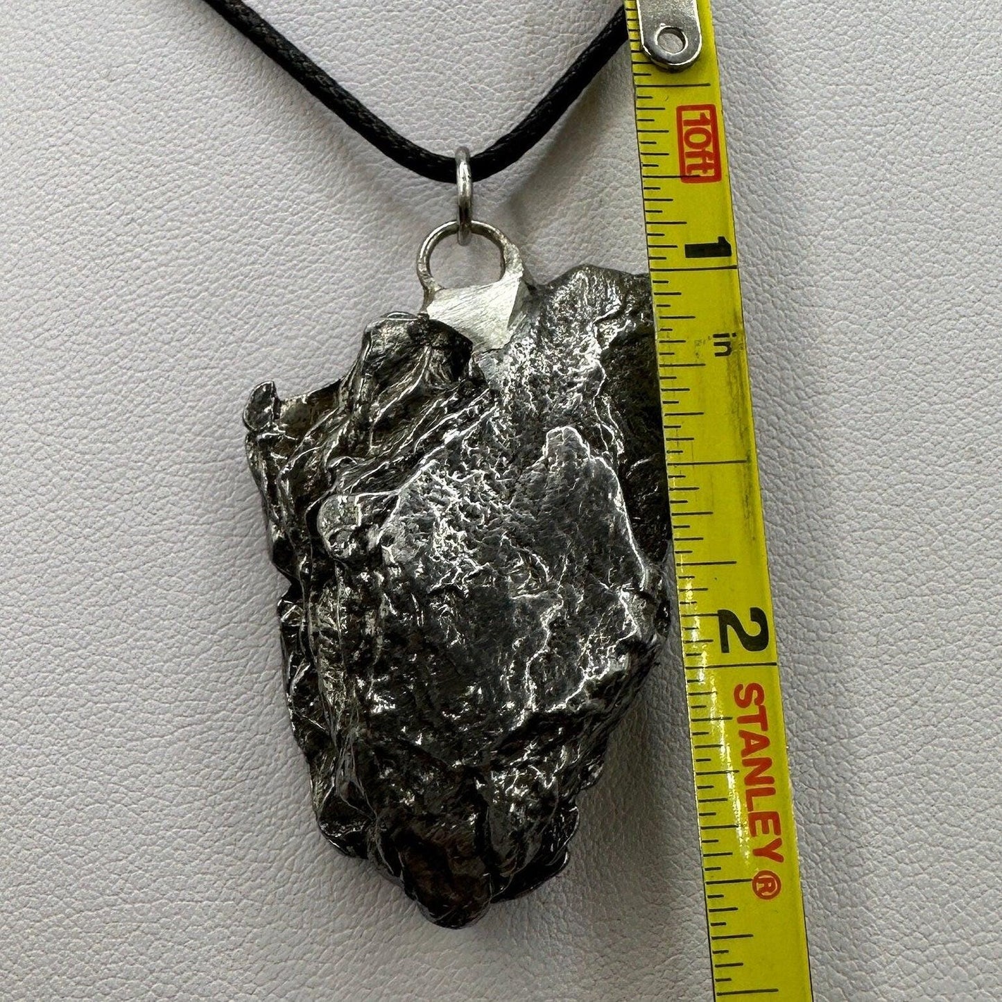 Beautiful Meteorite Campo del Cielo Pendant 34.51 grams, Astronomy Gift, Authentic Meteorite, Meteorite Jewelry, Meteorite Pendant, COA