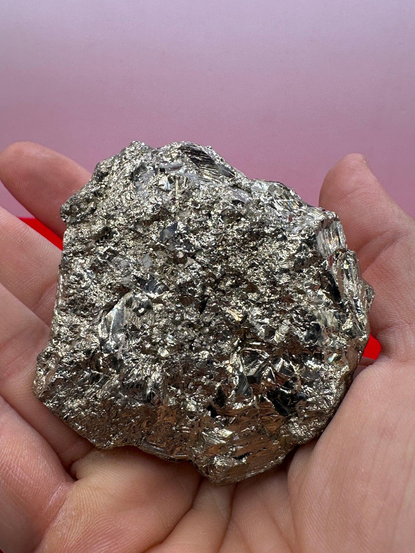 Beautiful Arizona Pyrite, Raw Pyrite, Balance, Heart, Arizona Pyrite, willpower, Rock Collecting, Fools Gold, 291.89 Grams|10.30 ounces