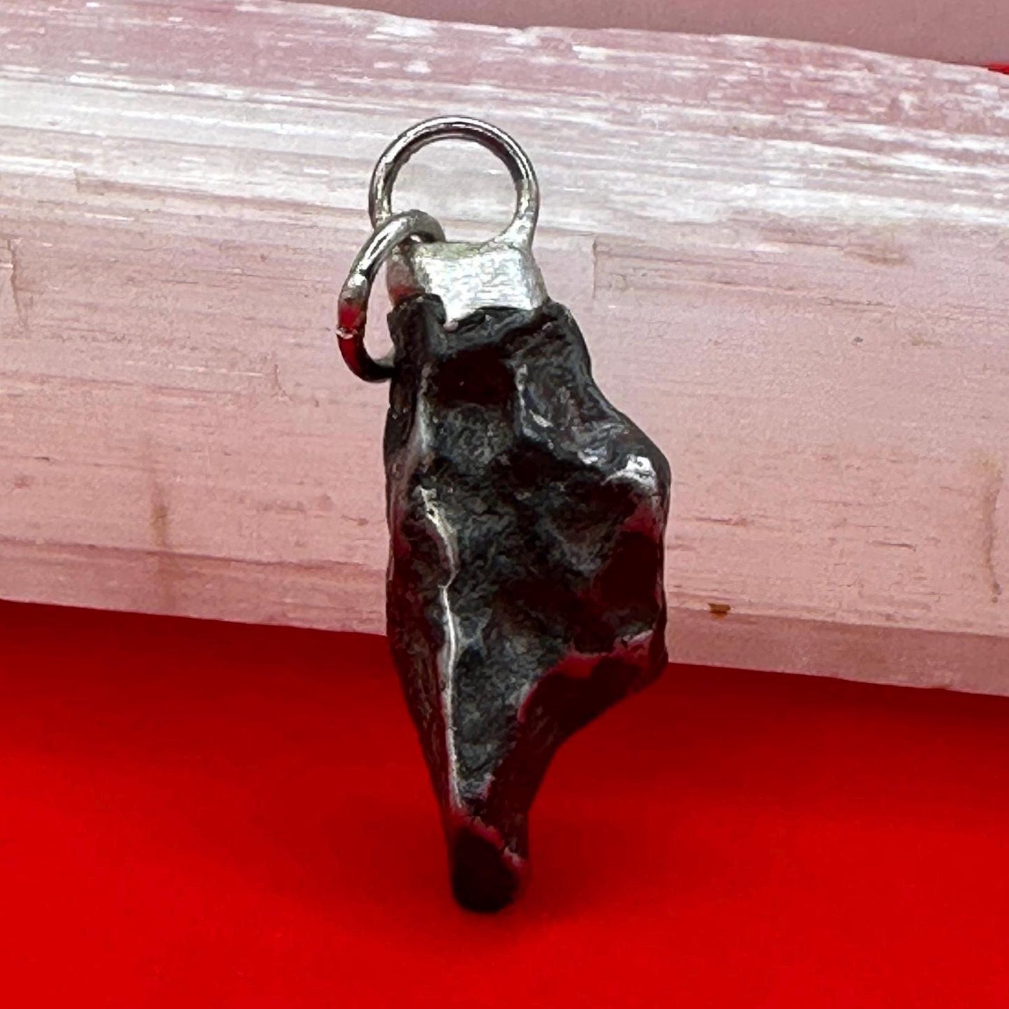 Agoudal Meteorite Pendant, Agoudal, Astronomy Gift, Space Gift, Iron Meteorite, Handmade Pendant, Authentic Iron Meteorite, 7.39 Grams