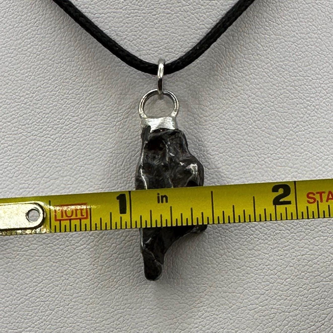 Agoudal Meteorite Pendant, Agoudal, Astronomy Gift, Space Gift, Iron Meteorite, Handmade Pendant, Authentic Iron Meteorite, 7.39 Grams