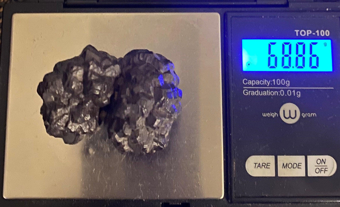 Rare Double Cluster Prophecy Stone from Egypt with a single horn, Inner Vision, Dreamwork stone, Energy Work, Rock Collection, 68.86 grams