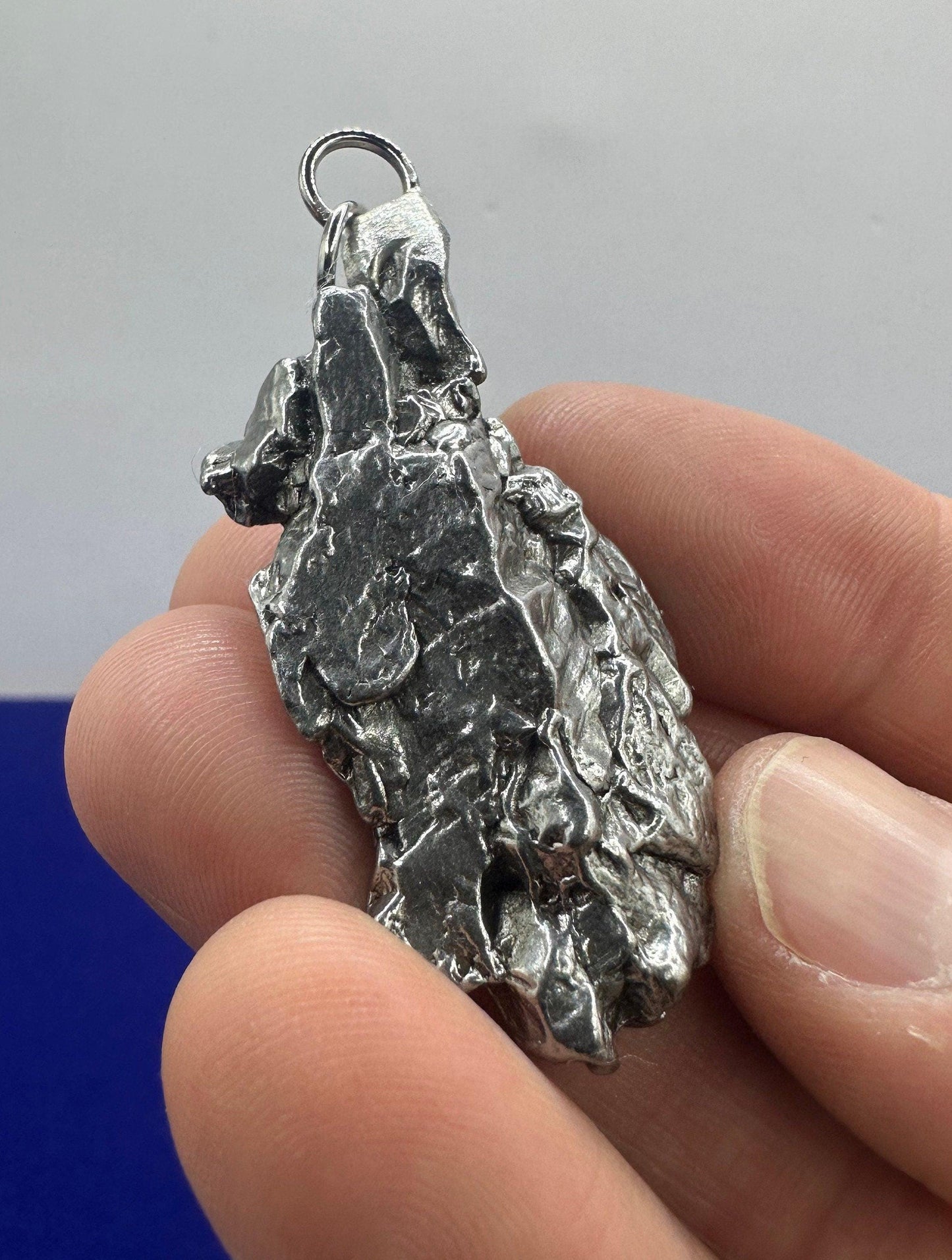 Meteorite Campo del Cielo Pendant 25.87 grams, Astronomy Gift, Space Gift, Iron Meteorite, Meteorite Jewelry, COA, Handmade Pendant