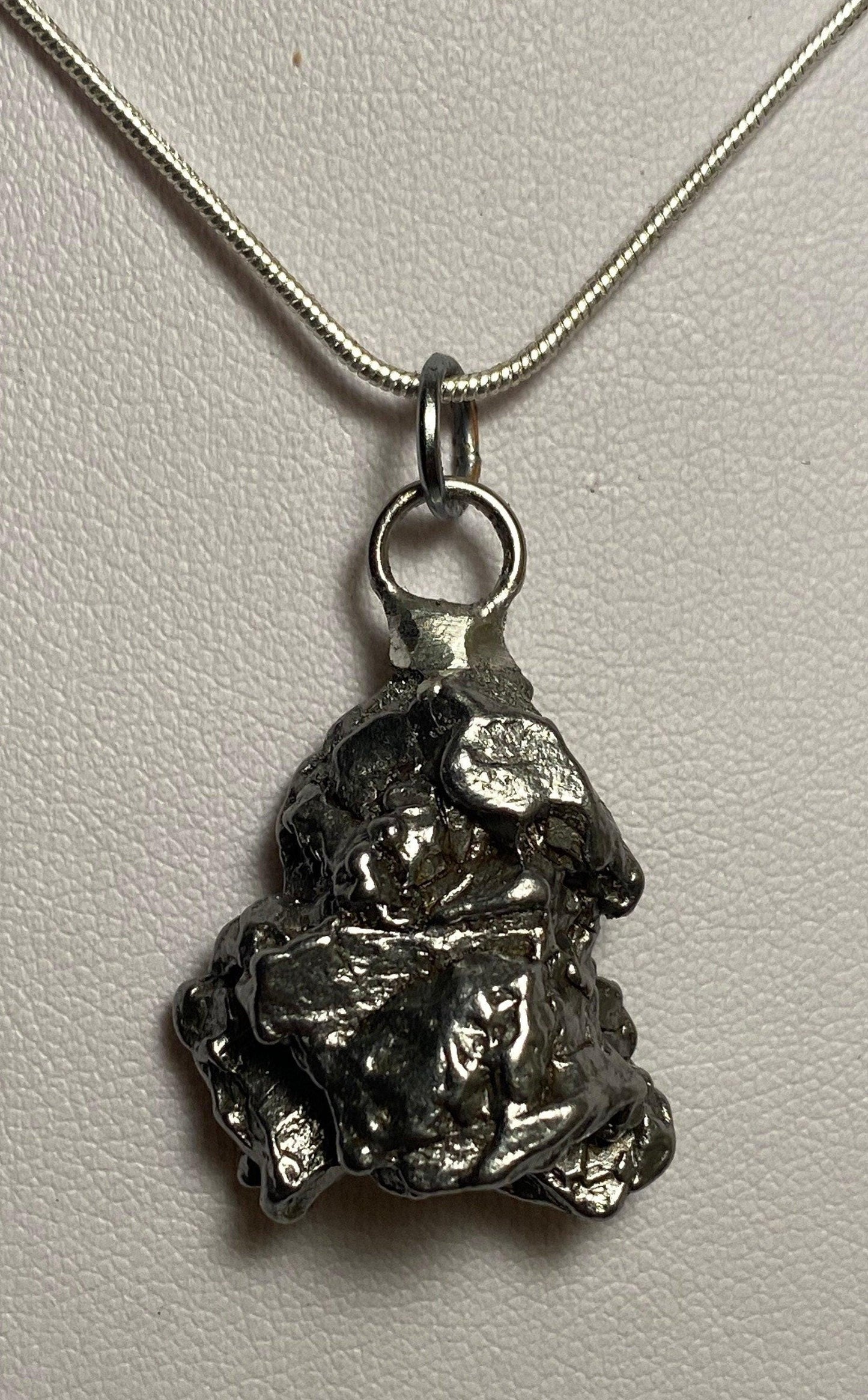 Meteorite Campo del Cielo Pendant, Astronomy Gift, Authentic Meteorite Pendant, Meteorite Jewelry, Space Gift, Space, COA,  17.78 Grams