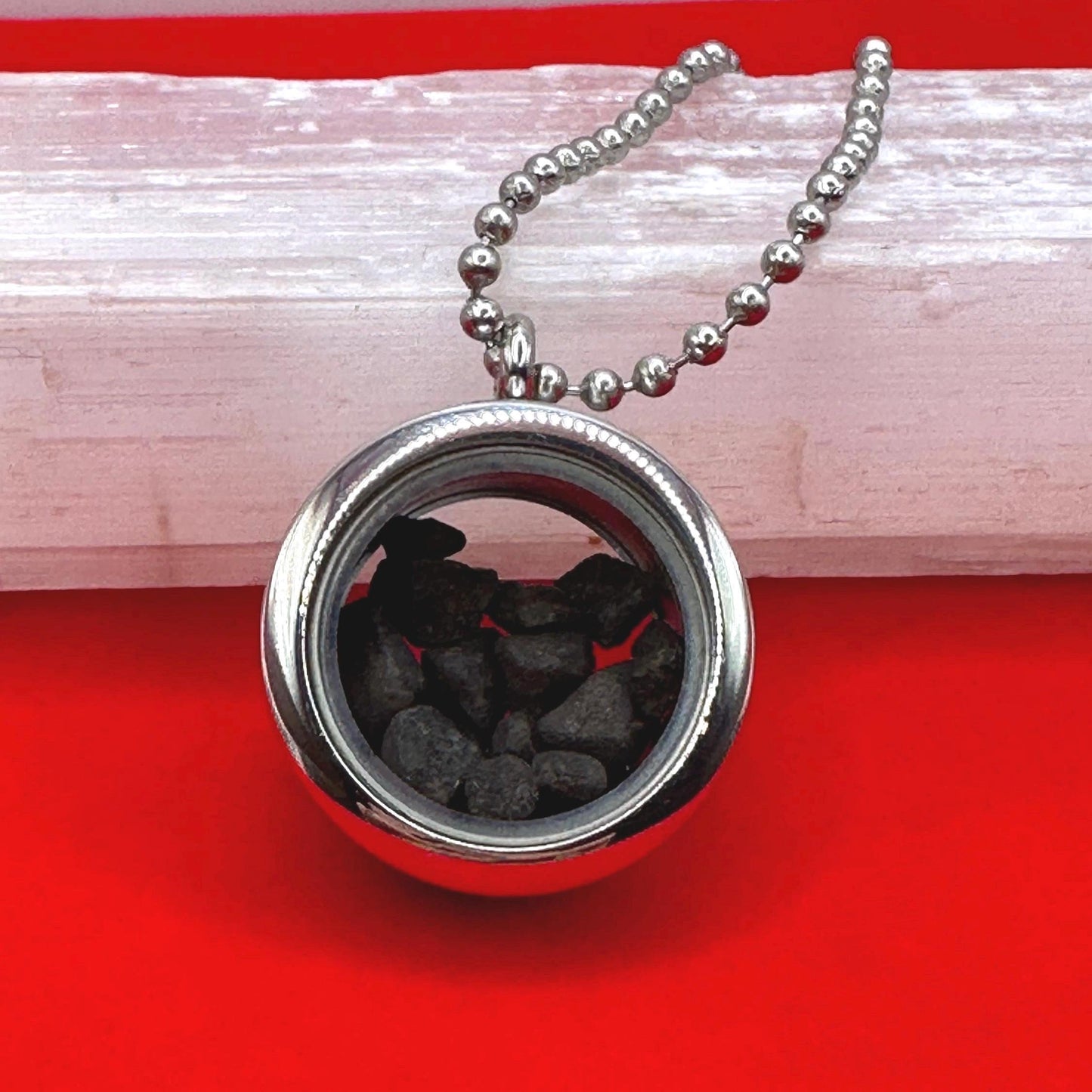 Beautiful Meteorite Chelyabinsk Russia Chondrite Stony Meteorite Locket Pendant, Chelyabinsk, Rare Little Meteorites, Astronomy Gift