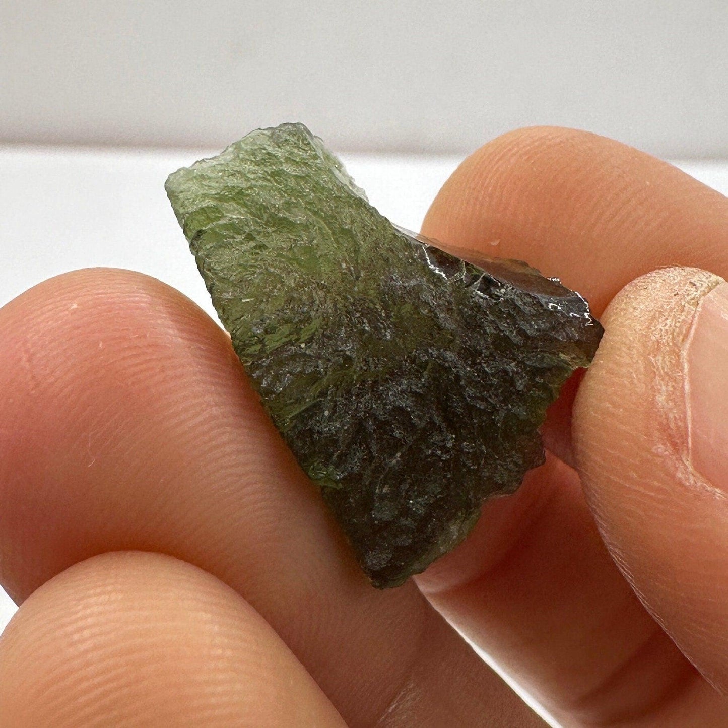 Moldavite Tektite Specimen, High Quality, Transformation, Manifestation, Reiki, Athentic, Moldavite Crystal, 2.56 grams|12.8 carats