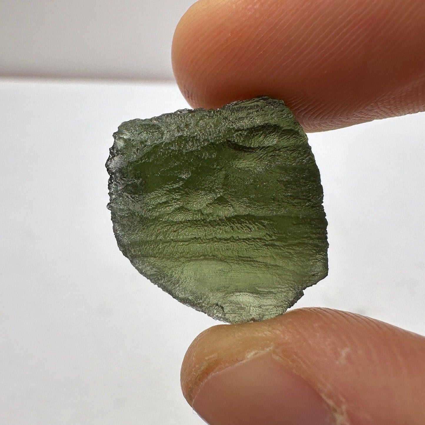 Moldavite Tektite Specimen, High Quality, Transformation, Manifestation, Reiki, Athentic, Moldavite Crystal, 4.27 grams|21.35 carats