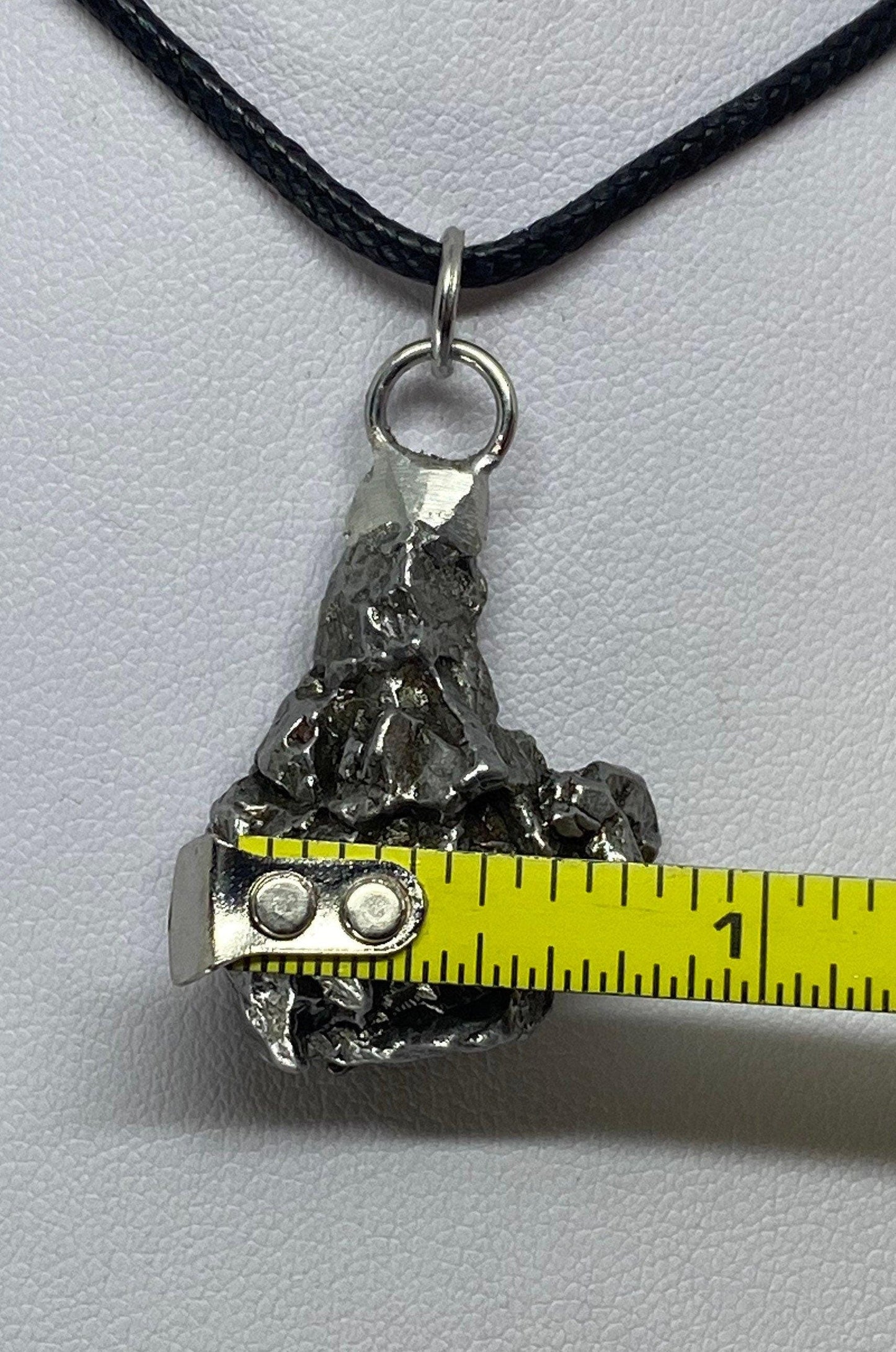 Meteorite Campo del Cielo Nugget Pendant 16.94 grams, unique shape, a gift from the cosmos