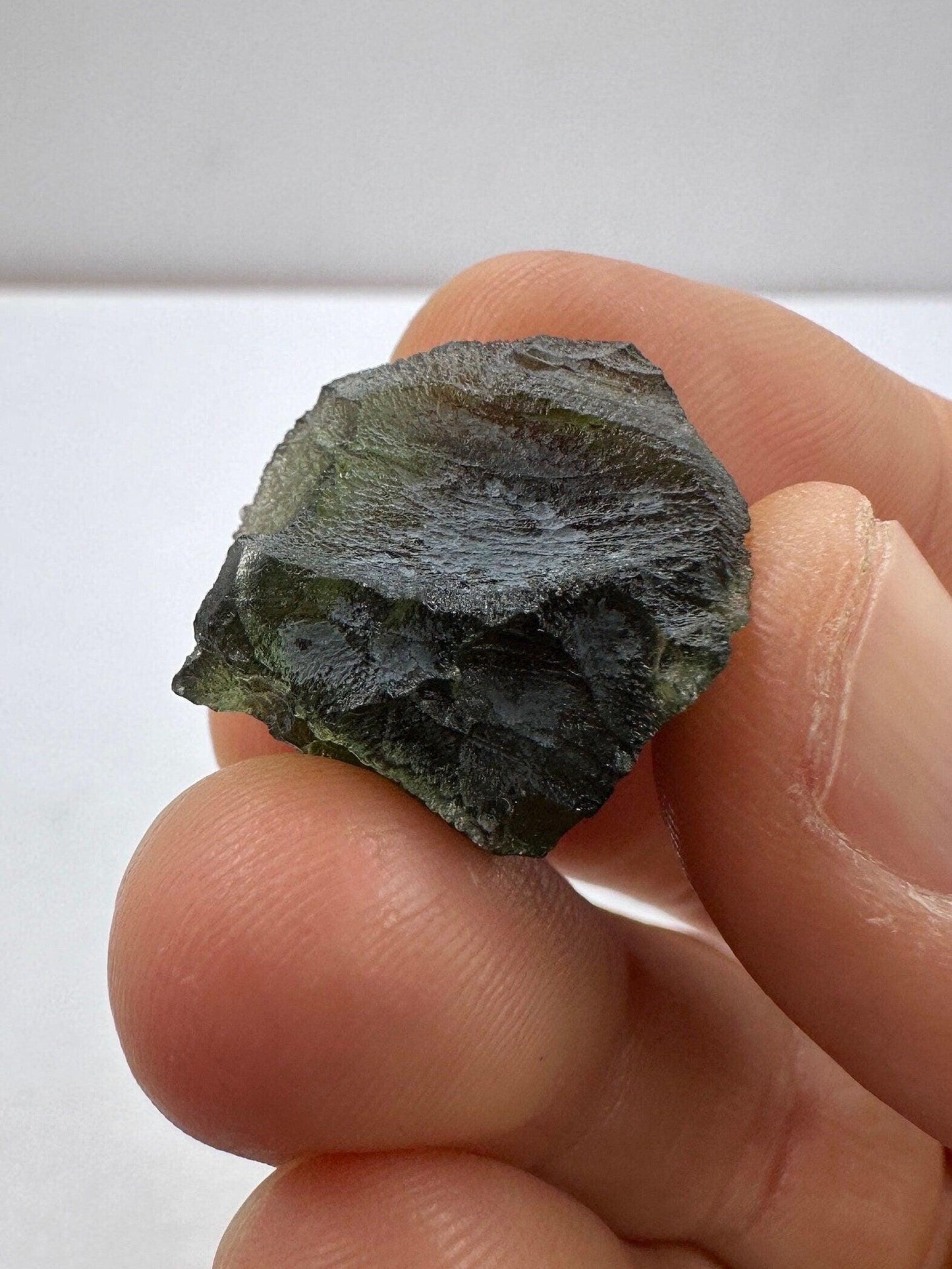 Moldavite Tektite Specimen, High Quality, Transformation, Manifestation, Reiki, Athentic, Moldavite Crystal, 4.27 grams|21.35 carats