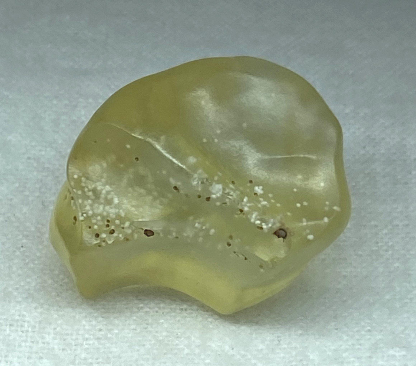 Rare Libyan Desert Glass, Libyan Gold Tektite, Golden Moldavite, Manifestation Talisman, Astronomy Gift, Space Gift, 15.82g