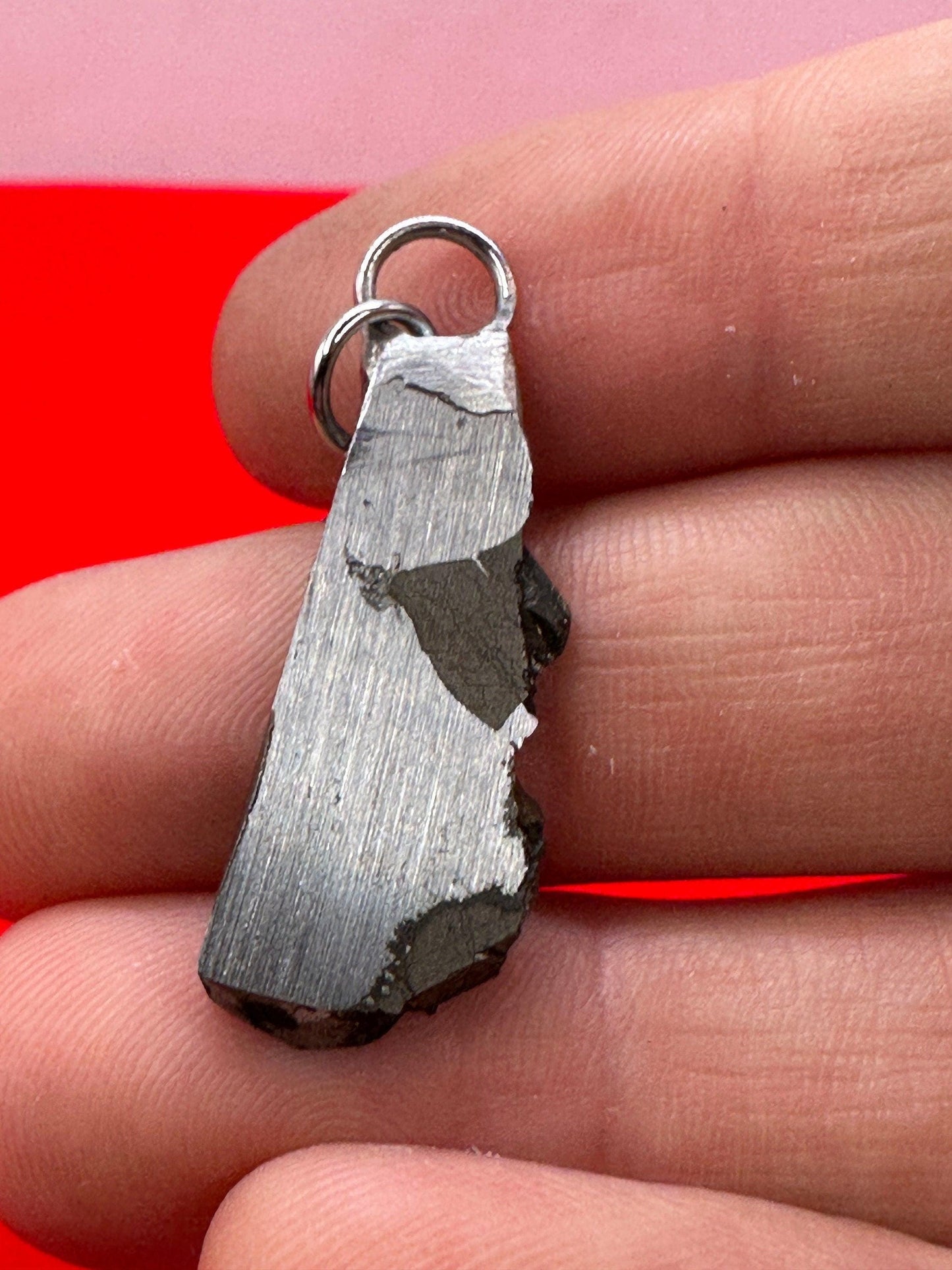 Meteorite Pendant Mundrabilla 4.19 grams, Australia, Genuine Meteorite, Astronomy Gift, Meteorite Pendant, Space Gift, Iron Meteorites