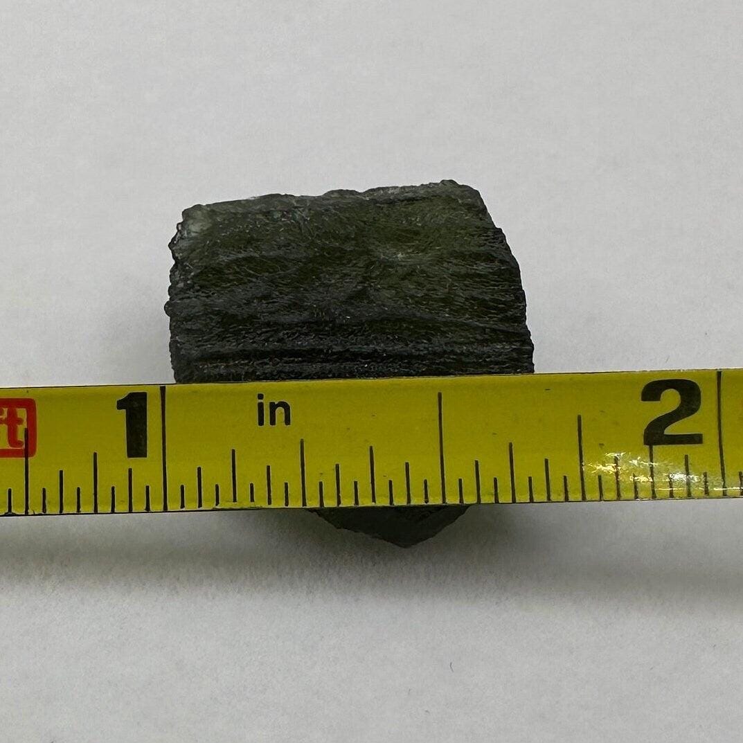 Moldavite Tektite Specimen, High Quality, Transformation, Manifestation, Reiki, Athentic, Moldavite Crystal, 4.27 grams|21.35 carats