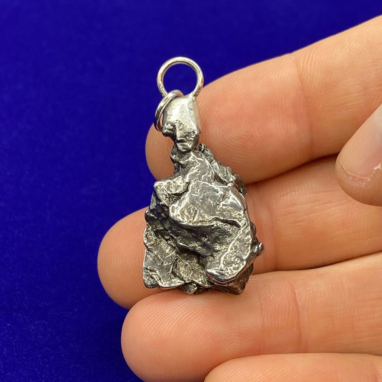 Meteorite Campo del Cielo Pendant 13.57 grams, Astronomy Gift, Authentic Meteorite, Space Gift, Iron Meteorite