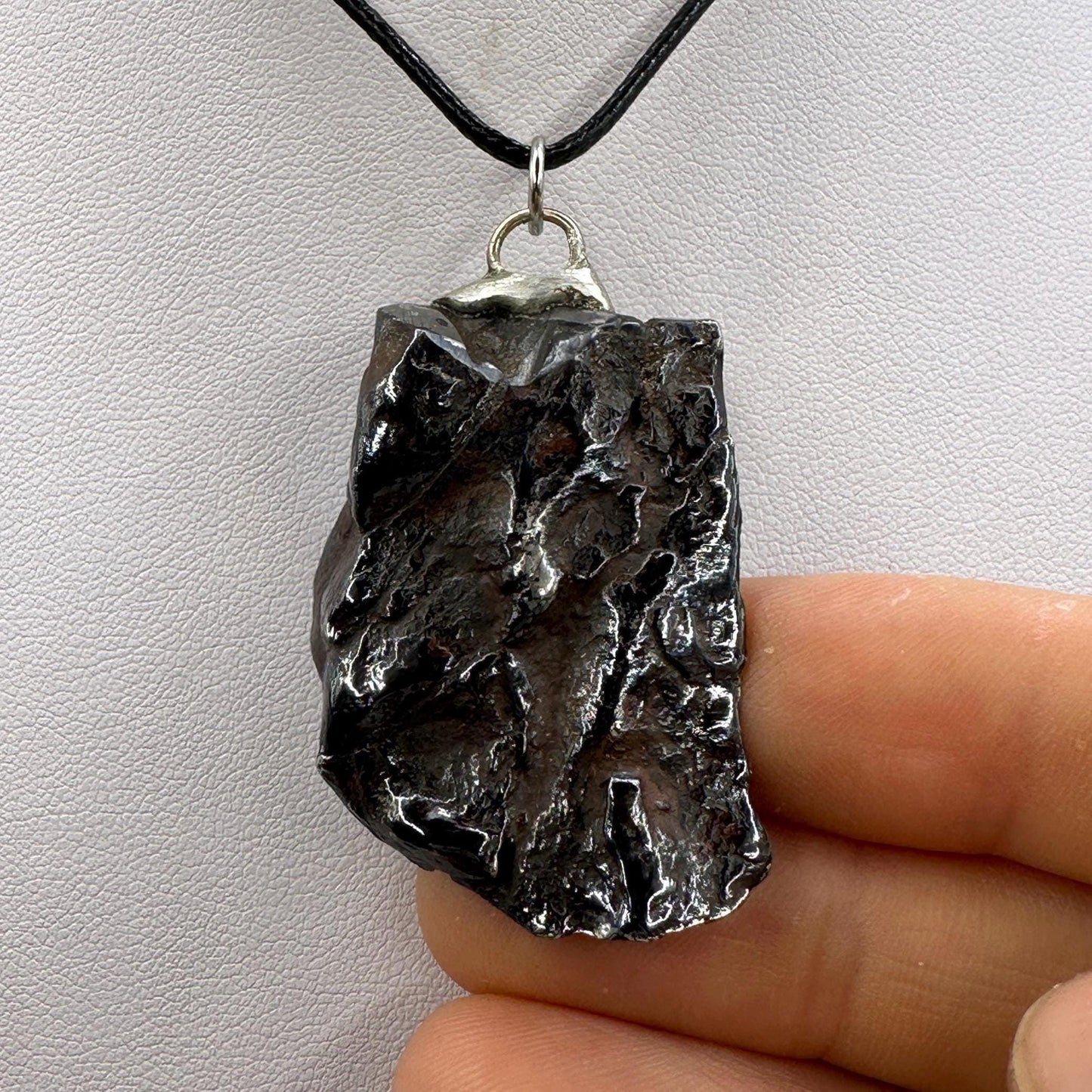 Uruacu Meteorite Pendant, Brazil, Polished Uruacu Meteorite, Astronomy Gift, Space Gift, Iron Meteorite, COA, Manifestation, Success, 59.08g