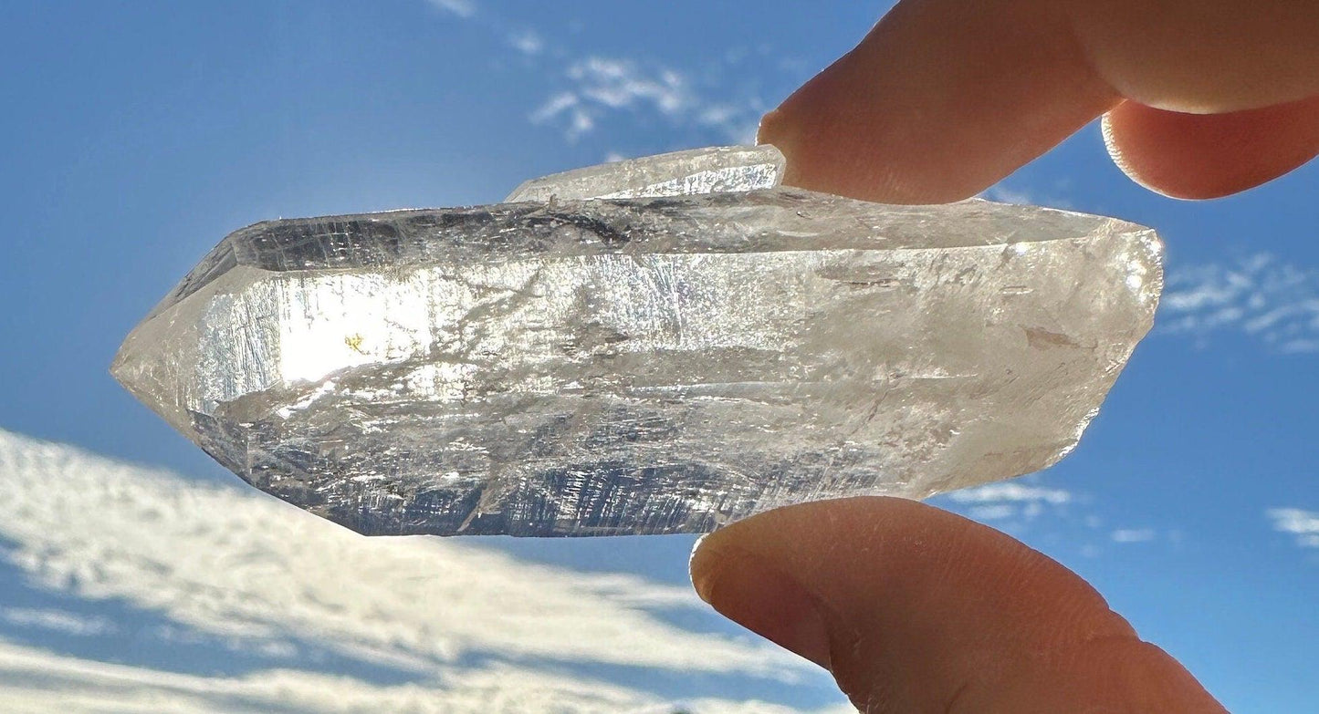 Lemurian Seed Crystal, Rare Crystal, healing on all levels, Meditation, Reiki, Energy Healing, Rock Collection, Crystals, 56.93 grams