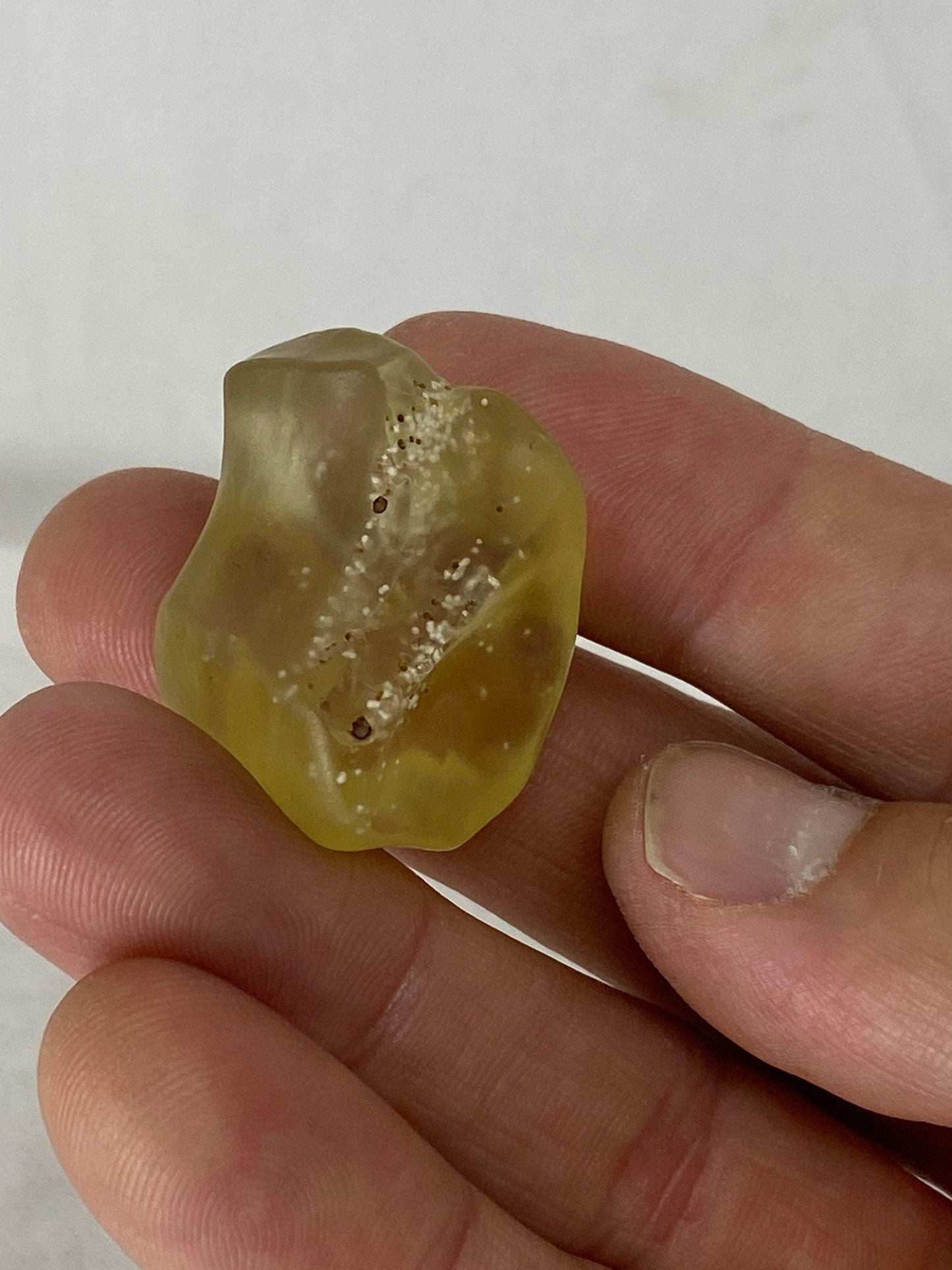 Rare Libyan Desert Glass, Libyan Gold Tektite, Golden Moldavite, Manifestation Talisman, Astronomy Gift, Space Gift, 15.82g