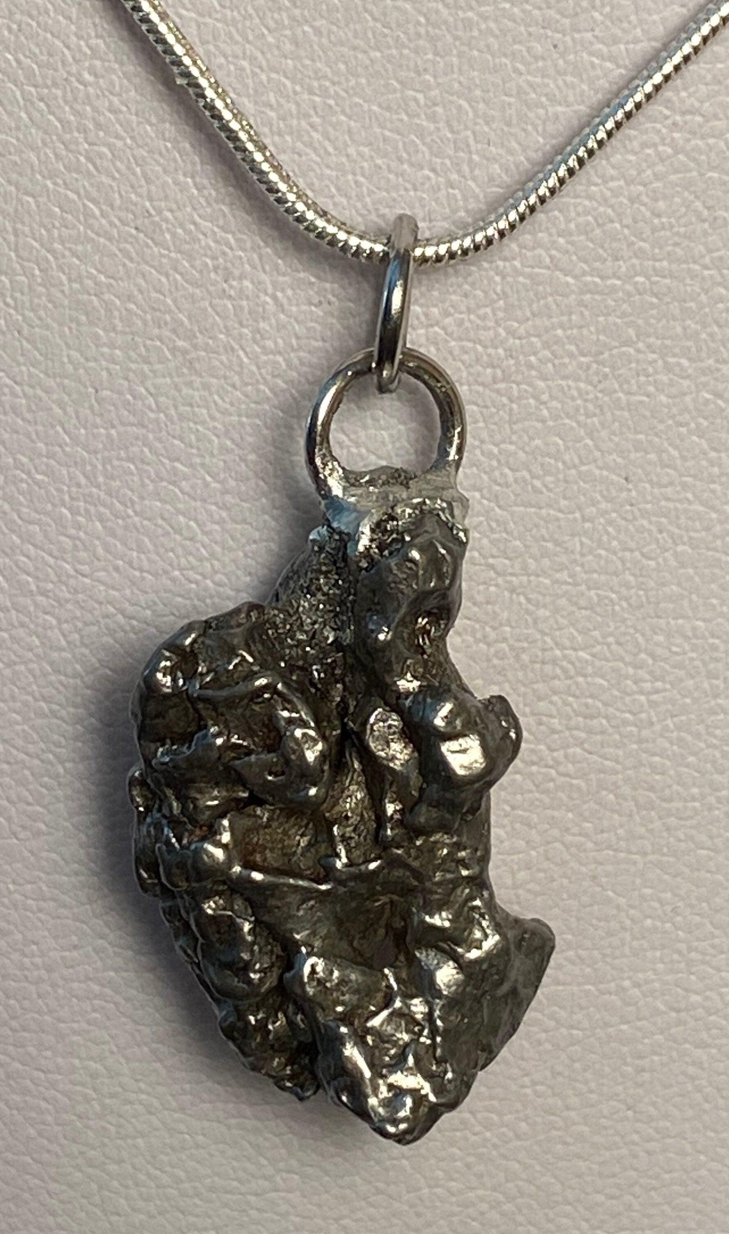 Meteorite Campo del Cielo Pendant, Astronomy Gift, Iron Meteorite, Handmade Pendant, Space Gift, Meteorite Jewelry, 13.19 Grams