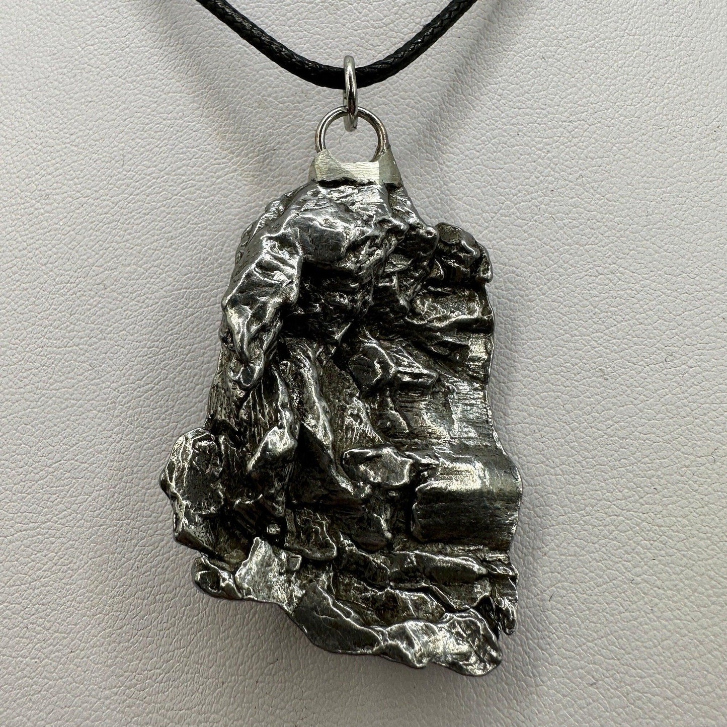 Beautiful Meteorite Campo del Cielo Pendant 38.01 grams, Astronomy Gift, Authentic Meteorite, Meteorite Jewelry, Meteorite Pendant, COA