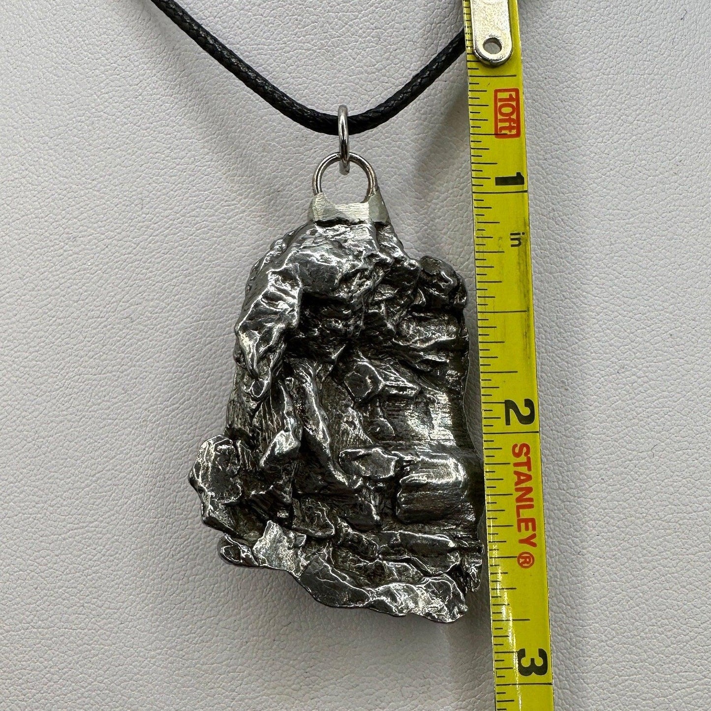 Beautiful Meteorite Campo del Cielo Pendant 38.01 grams, Astronomy Gift, Authentic Meteorite, Meteorite Jewelry, Meteorite Pendant, COA