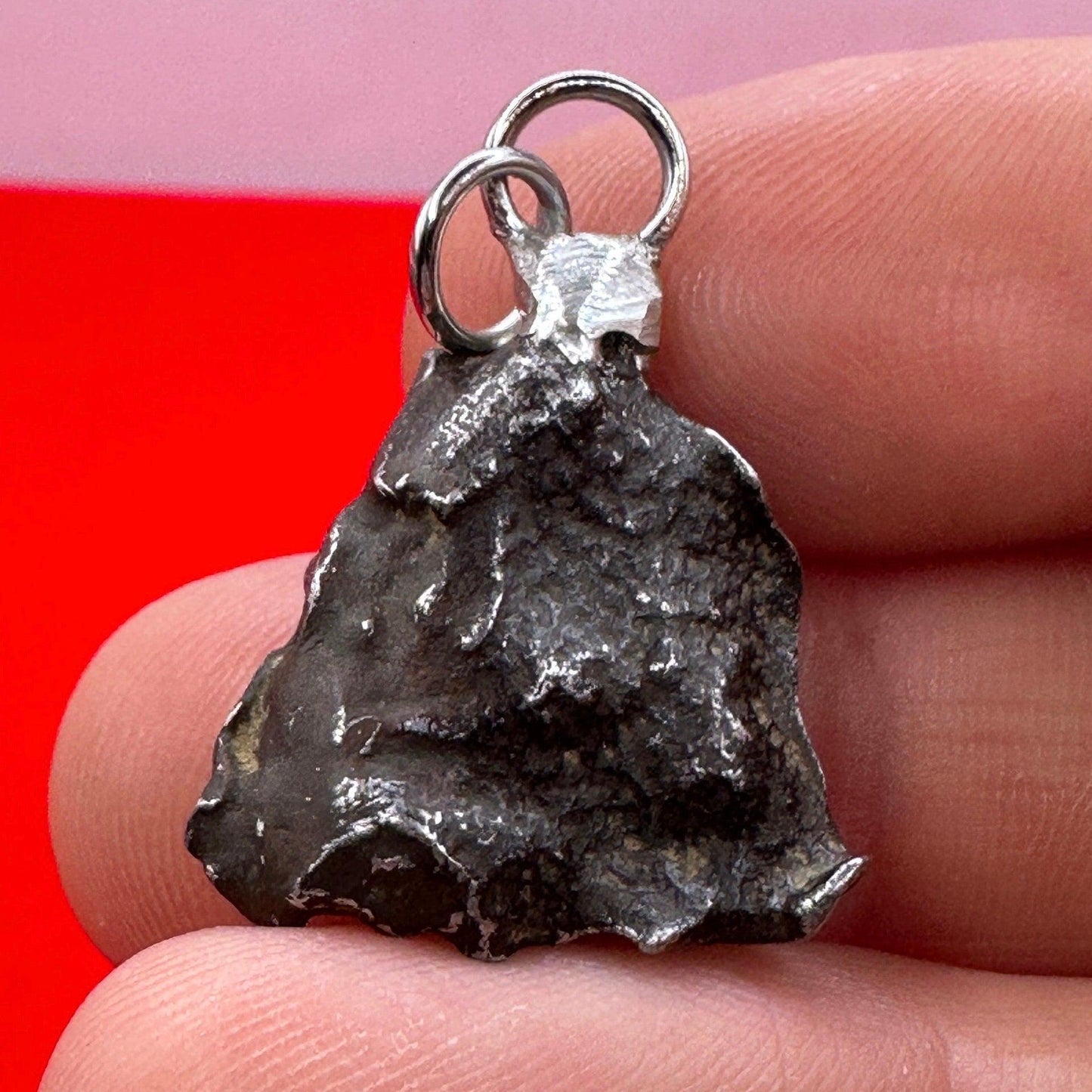 Unique Iron Meteorite Specimen Gebel Kamil, 9.04 grams, Astronomy Gift, Space Gift, Iron Meteorite, Egypt, Polished Meteorite, Space