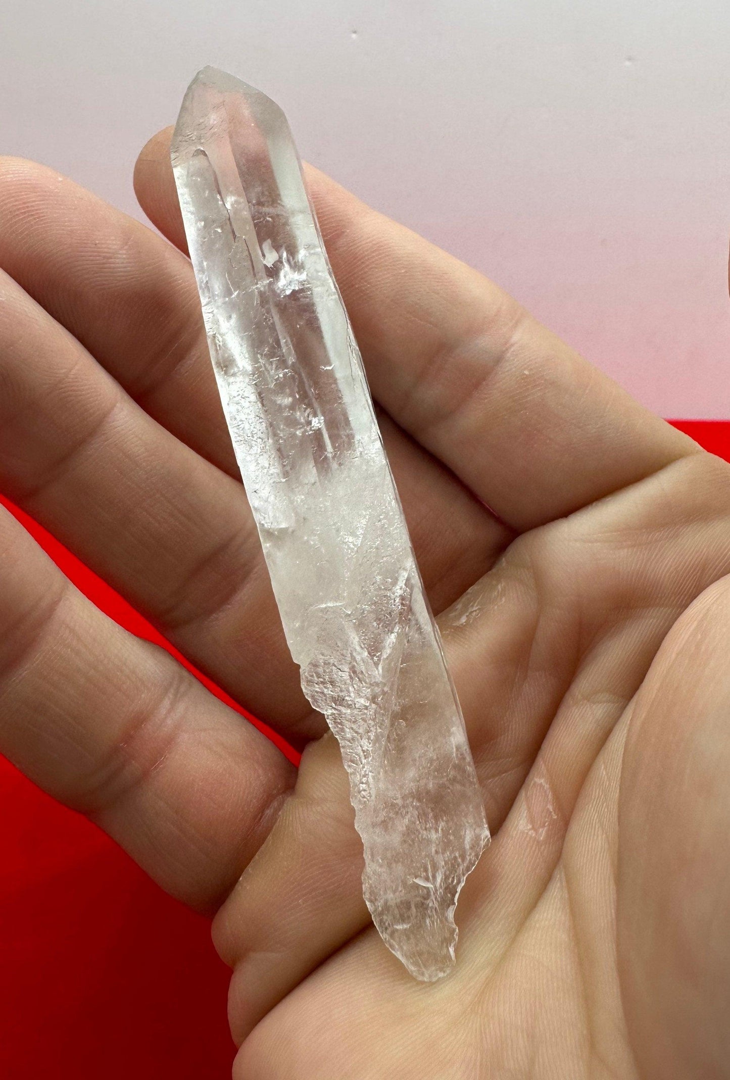 Laser Wand Crystal, Rare Crystal, healing on all levels, Meditation, Reiki, Energy Healing, Rock Collection, Crystals, 27.49 grams