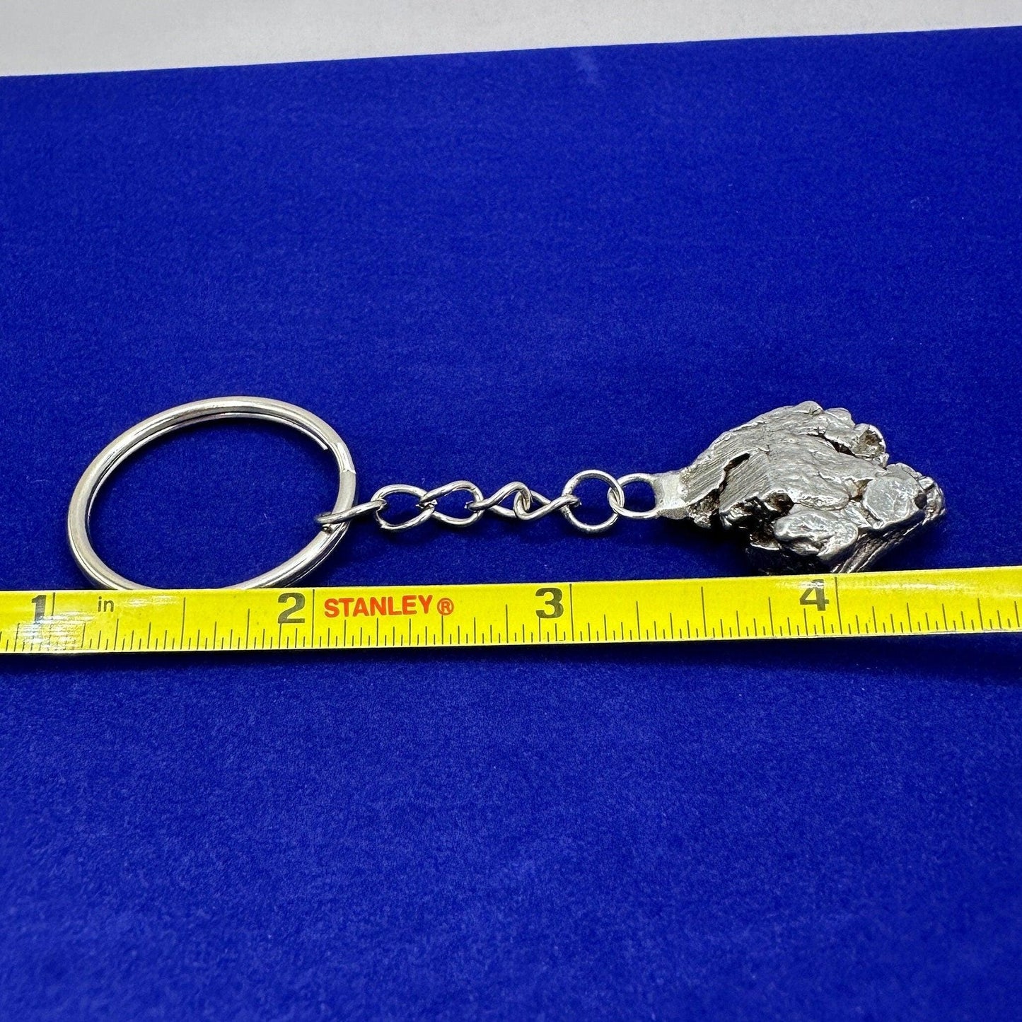 Rare Genuine Meteorite Campo del Cielo Keychain 25.63 grams, Beautiful and unique meteorite formation, Astronomy Gift, Space Gift