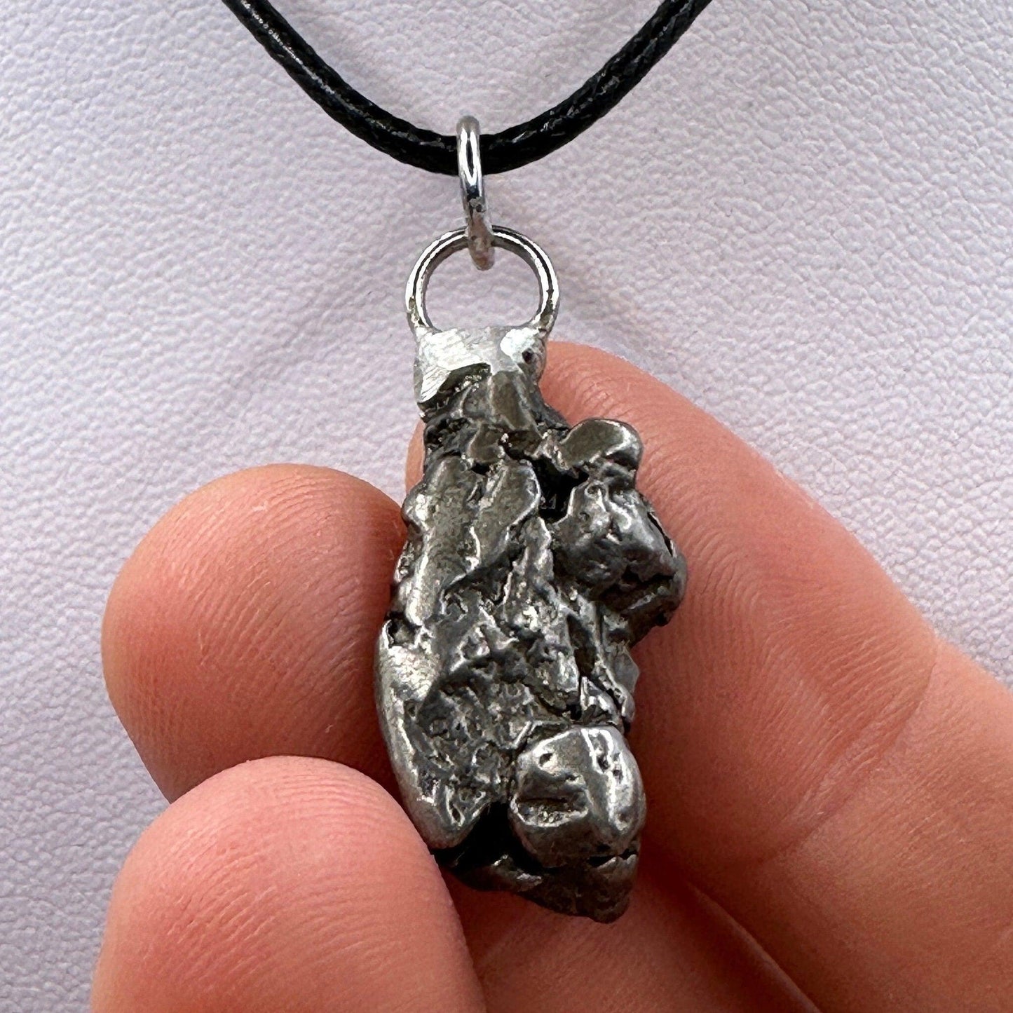 Beautiful Natan Meteorite Pendant, Natan, Iron Meteorite, Astronomy Gift, Space Gift, Meteorite Jewelry, Meteorite Pendant, 7.96 Grams