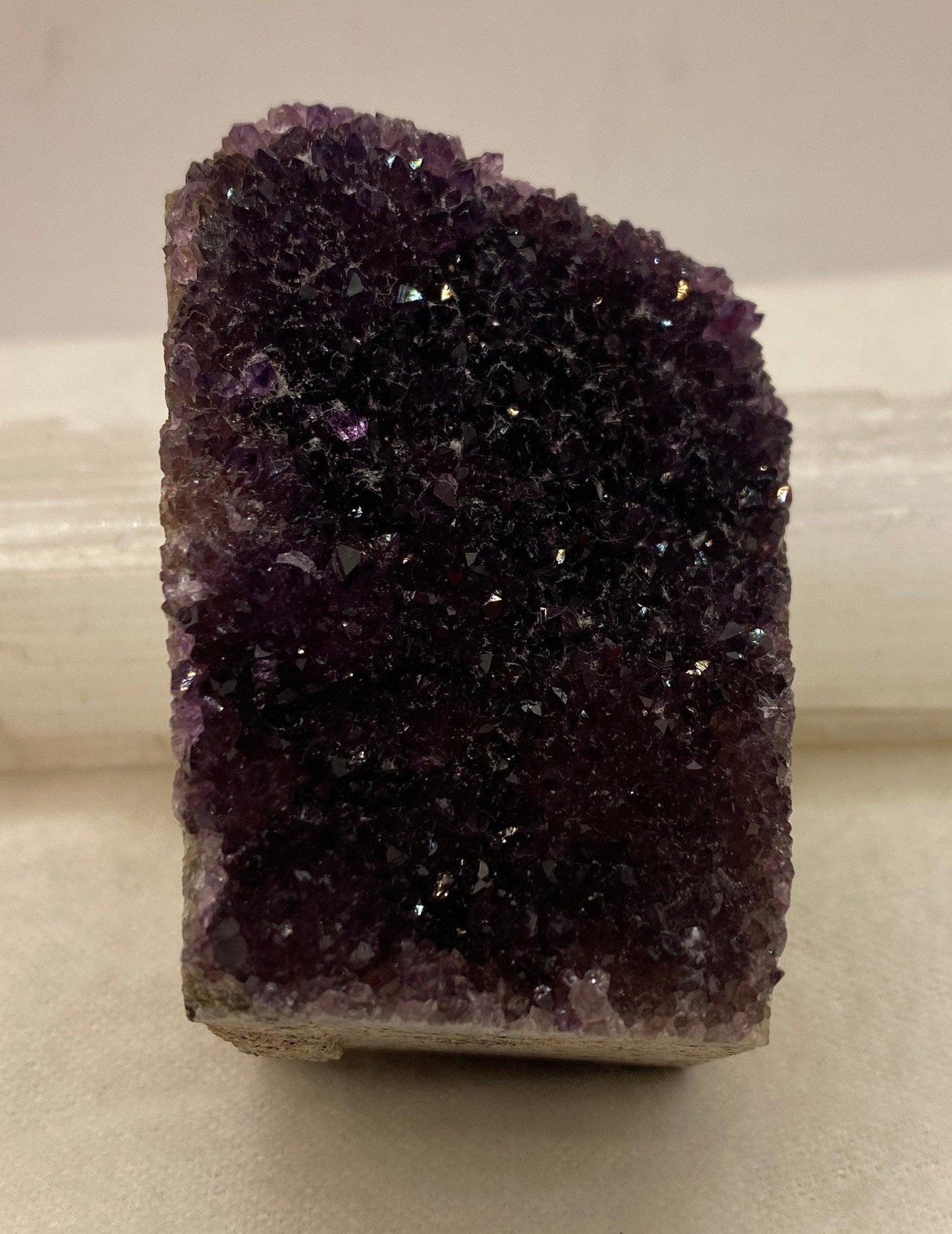 Deep Purple Amethyst Crystal, AAA+ Turkish Amethyst, Crystals, Alacam Mine, Crystal Collection, Crown Chakra, Turkey, 138 grams