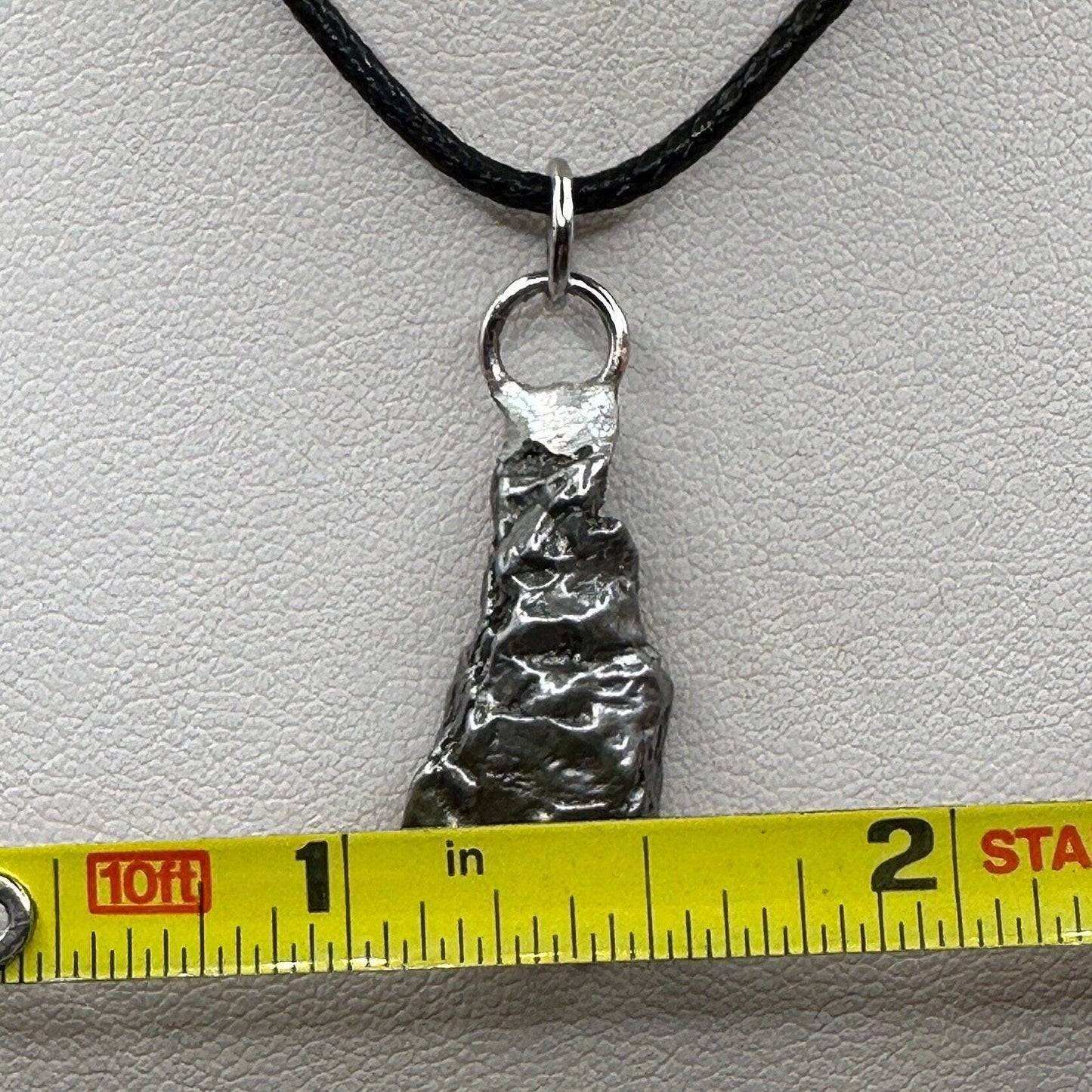 Beautiful Meteorite Campo del Cielo Pendant 5.69 grams, Astronomy Gift, Authentic Meteorite, Meteorite Jewelry, Meteorite Pendant, COA