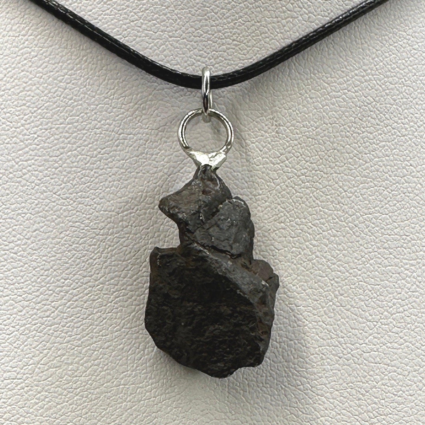 Rare Canyon Diablo Meteorite Pendant 9.74 grams, Beautiful and unique meteorite formation, Astronomy Gift, Space Gift, Iron Meteorite