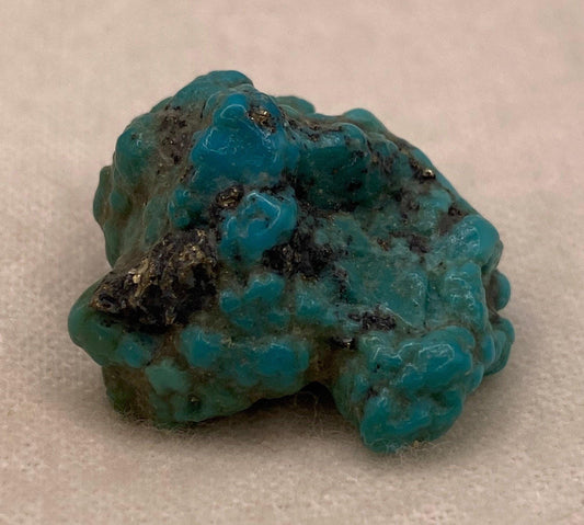 Beautiful High Quality Kingman Turquoise, Nugget, Ithaca Peak, Rock Collection, Reiki, Pyrite, Arizona Turquoise, 12.45 grams|62.25 carats