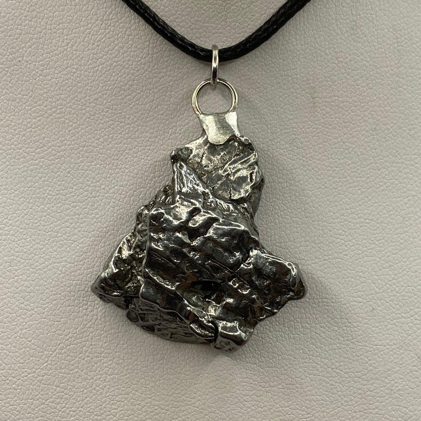 Unique Campo del Cielo Meteorite Pendant, Genuine Meteorite, Astronomy Gift, Space gift, Reiki, Meteorite Pendant, Iron Meteorite, 28.62g