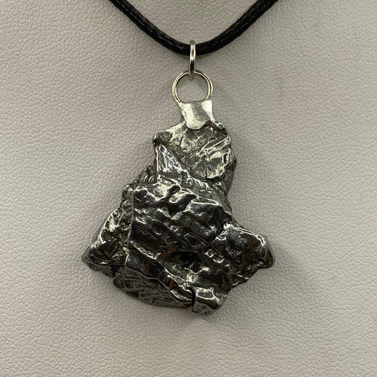 Unique Campo del Cielo Meteorite Pendant, Genuine Meteorite, Astronomy Gift, Space gift, Reiki, Meteorite Pendant, Iron Meteorite, 28.62g