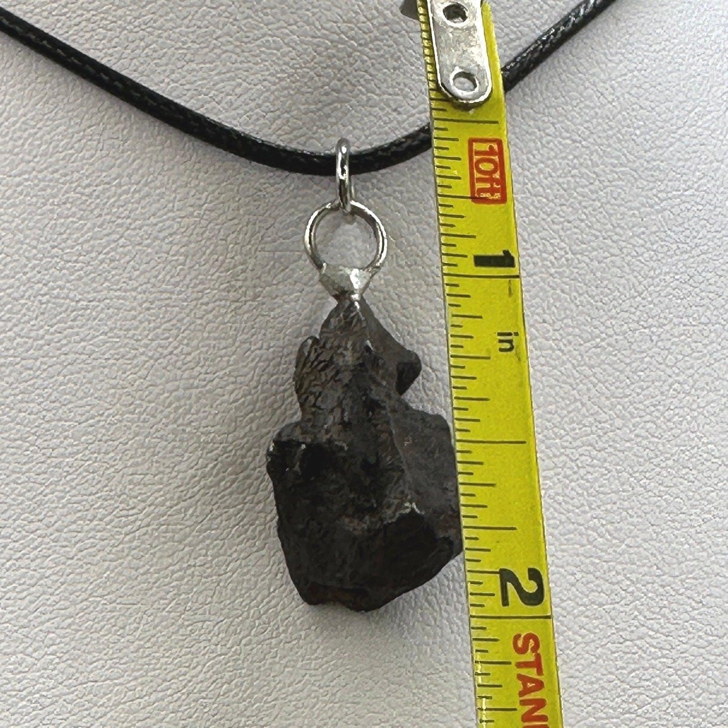 Rare Canyon Diablo Meteorite Pendant 9.74 grams, Beautiful and unique meteorite formation, Astronomy Gift, Space Gift, Iron Meteorite