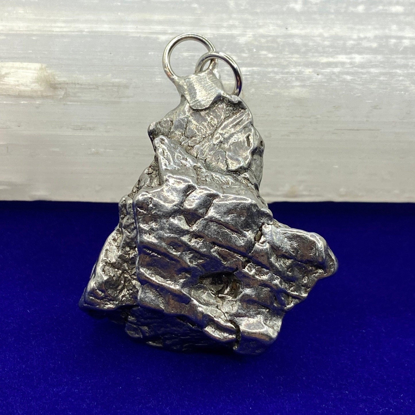 Unique Campo del Cielo Meteorite Pendant, Genuine Meteorite, Astronomy Gift, Space gift, Reiki, Meteorite Pendant, Iron Meteorite, 28.62g