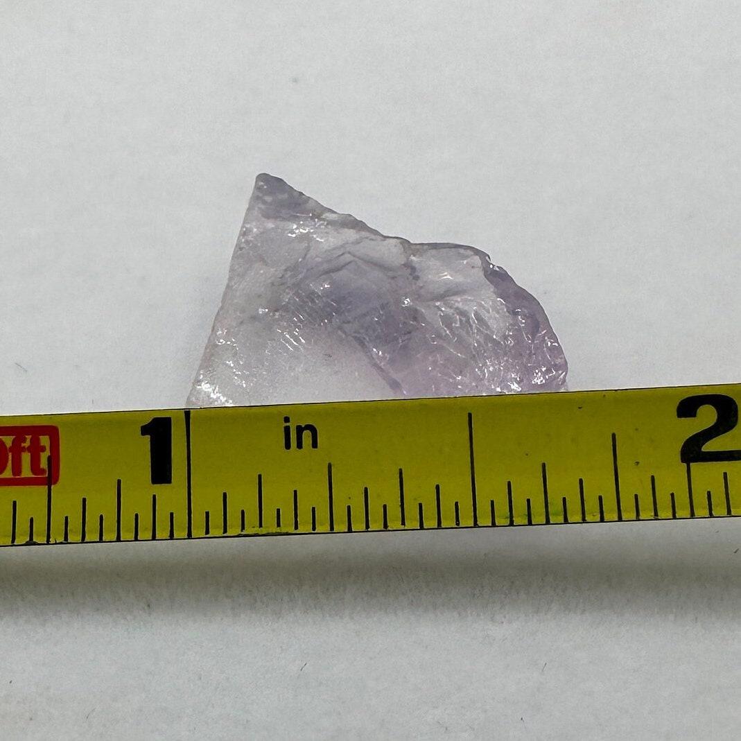 Lavender Moon Quartz, Beautiful and Rare Crystal, Brazilian Crystal, Pink, Aluminum and Dumortierite Inclusions, Natural Raw, 2.57 grams