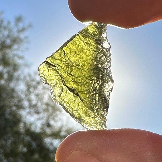 Moldavite Tektite Specimen, High Quality, Transformation, Manifestation, Reiki, Athentic, Moldavite Crystal, 4.17 grams|20.85 carats