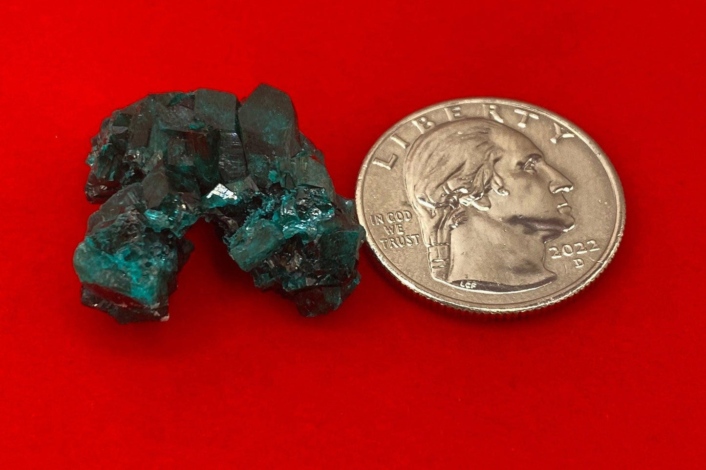 Dioptase, Dioptase Crystal, Deep Emerald Green Color, Authentic, Congo, Reiki, Heart Chakra, Compassion, Financial Abundance, 6.54 grams