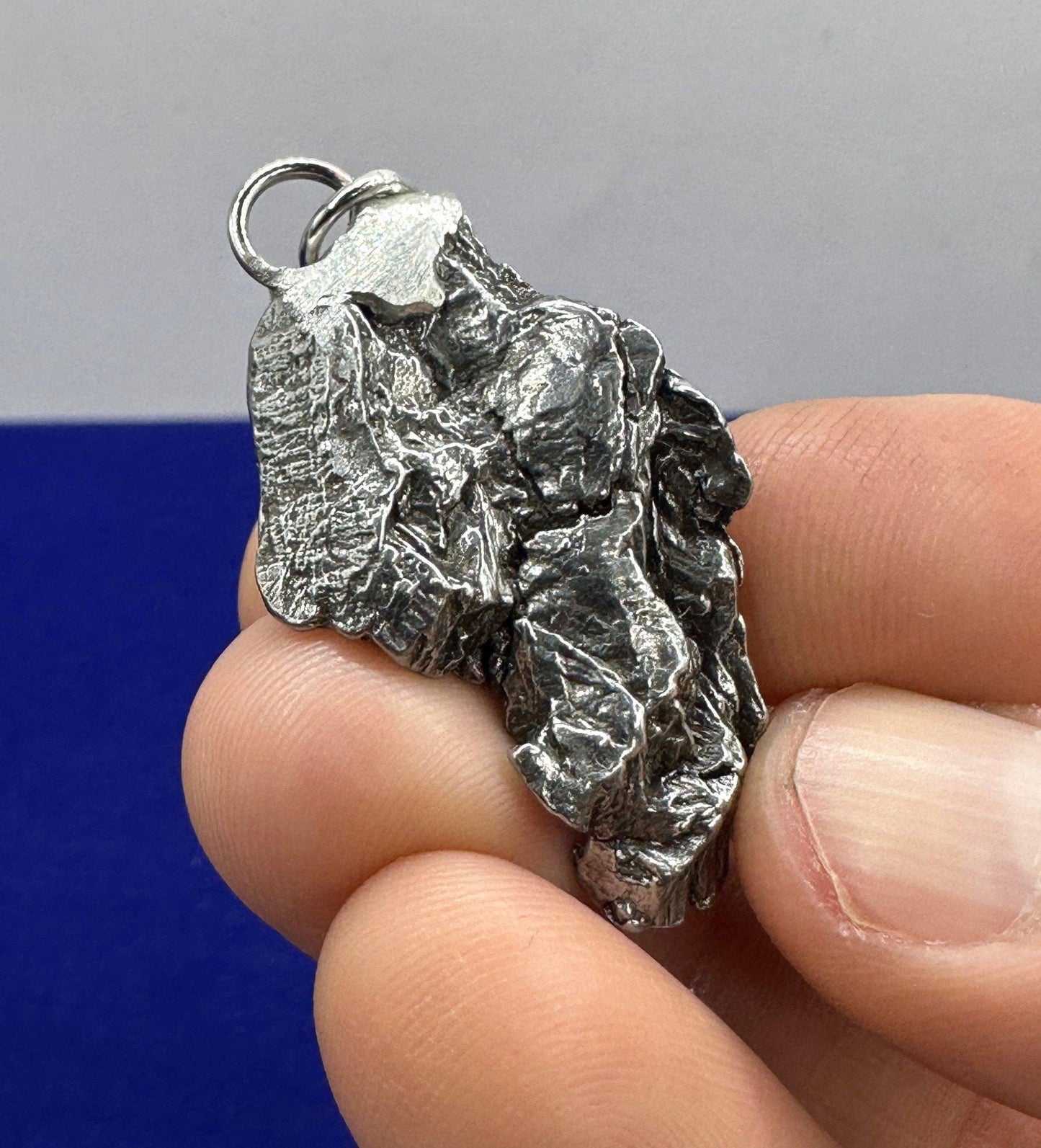 Unique and Rare Campo del Cielo Meteorite Nugget Pendant, 17.15 grams, Astronomy Gift, Authentic Meteorite, Space Gift, Space Jewelry, Reiki