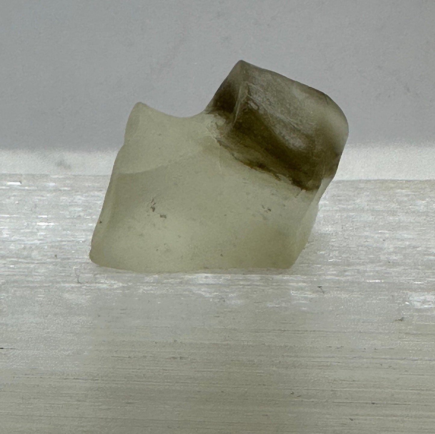 Rare Smooth two colored Libyan Desert Glass, Libyan Gold Tektite, Golden Moldavite, Manifestation Talisman, Astronomy Gift, 7.27 grams