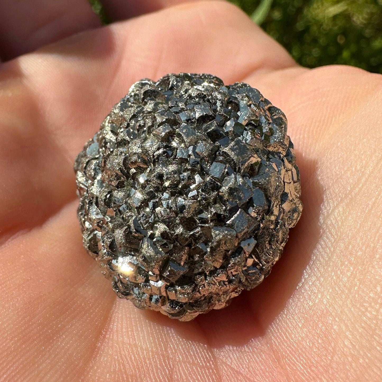 Golden Prophecy Stone, Rare and Unique, Marcasite Nodule, Crystal of Protection, Pyrite, Reiki, Rock Collection, Transformation, 34.76 grams