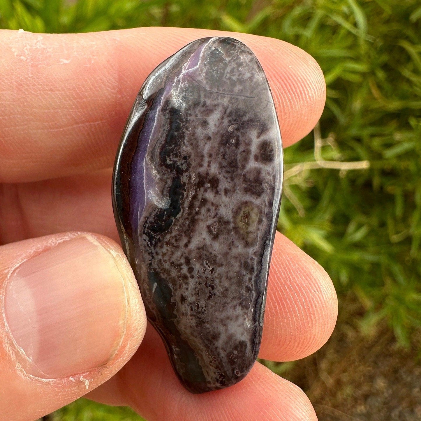 Sugalite Specimen, Polished Sugalite, Rare Sugalite, Inner Peace, South African, Reiki Energy Work, Authentic Sugalite, 8.80 grams