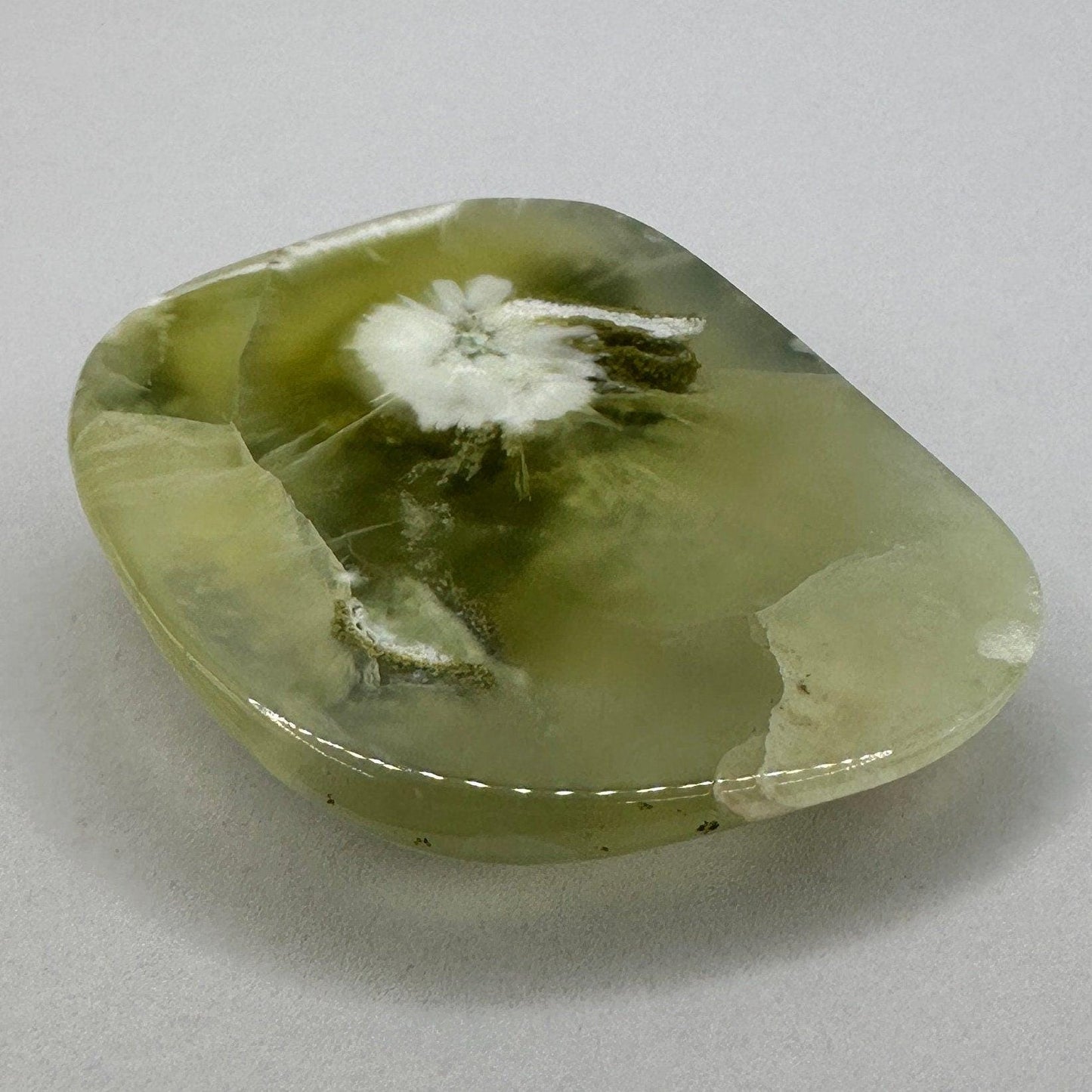 Prehnite Naturalite, Banana Slice Prehnite, Top Quality Prehnite, Wave Hill, Australian Prehnite, Lucid Dreaming, 47.02 grams|235.1 carats