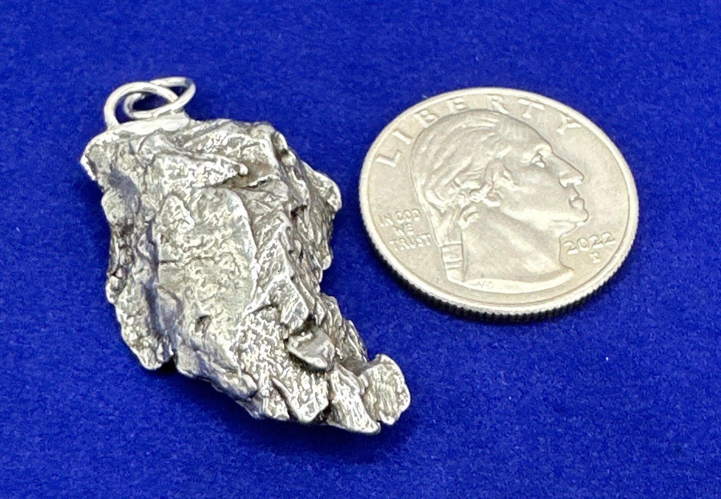 Unique and Rare Campo del Cielo Meteorite Nugget Pendant, 17.15 grams, Astronomy Gift, Authentic Meteorite, Space Gift, Space Jewelry, Reiki