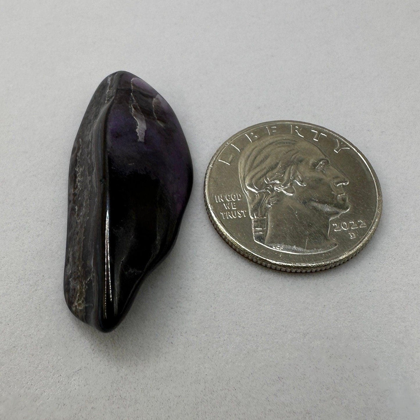 Sugalite Specimen, Polished Sugalite, Rare Sugalite, Inner Peace, South African, Reiki Energy Work, Authentic Sugalite, 8.80 grams