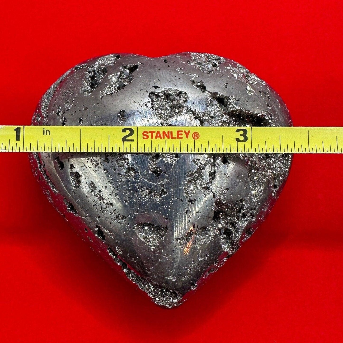 Beautiful Pyrite Heart, Pyrite, Heart Shaped, Balance, Heart, Arizona Pyrite, willpower, Mothers Day, Fools Gold, 11.5 ounces