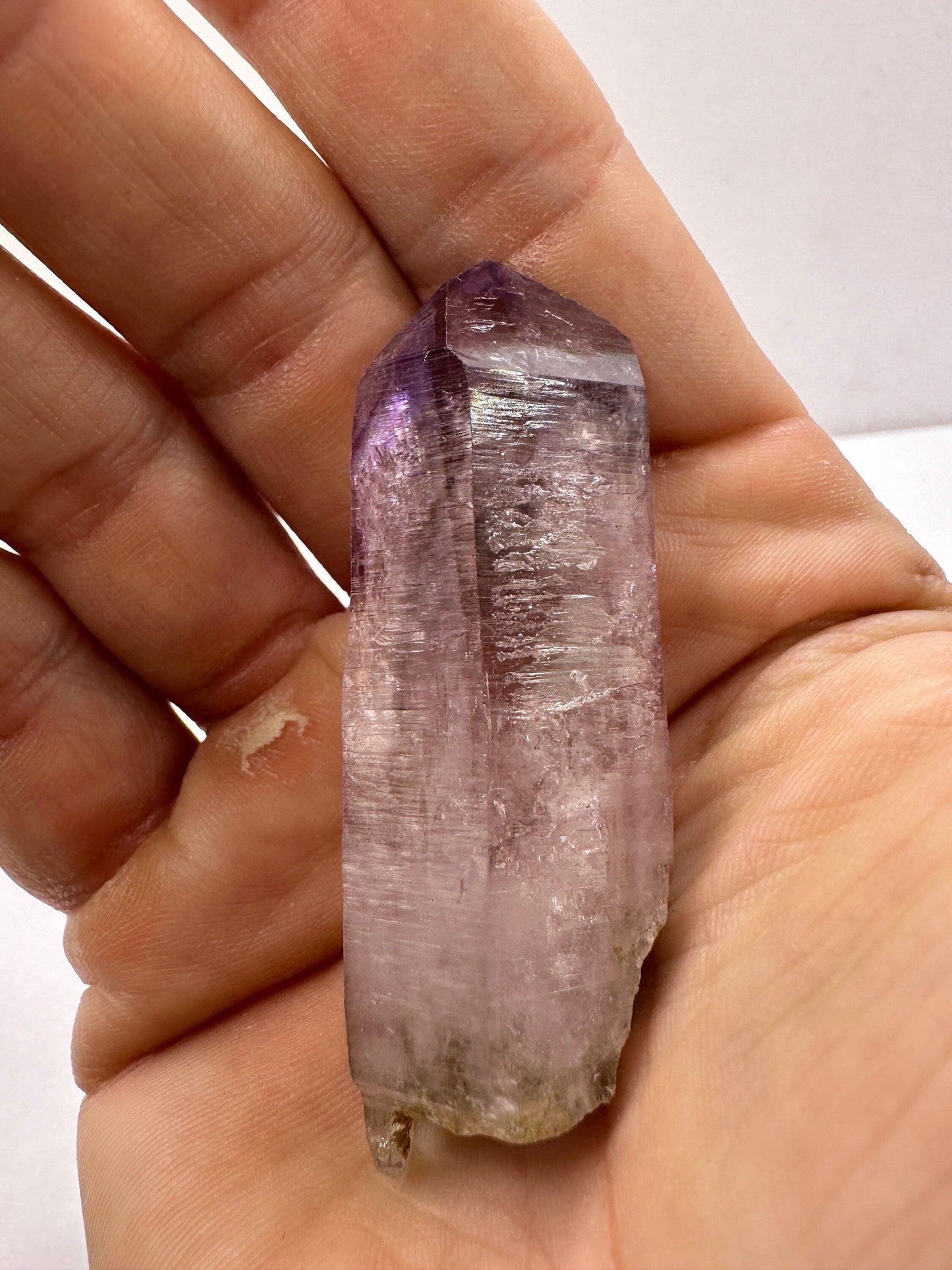 Vera Cruz Amethyst Crystal, Phantom Quartz, Vera Cruz, Crystal Point, Crystals, Crystal Collection, Brazil, Reiki Healing, 33.36 Grams