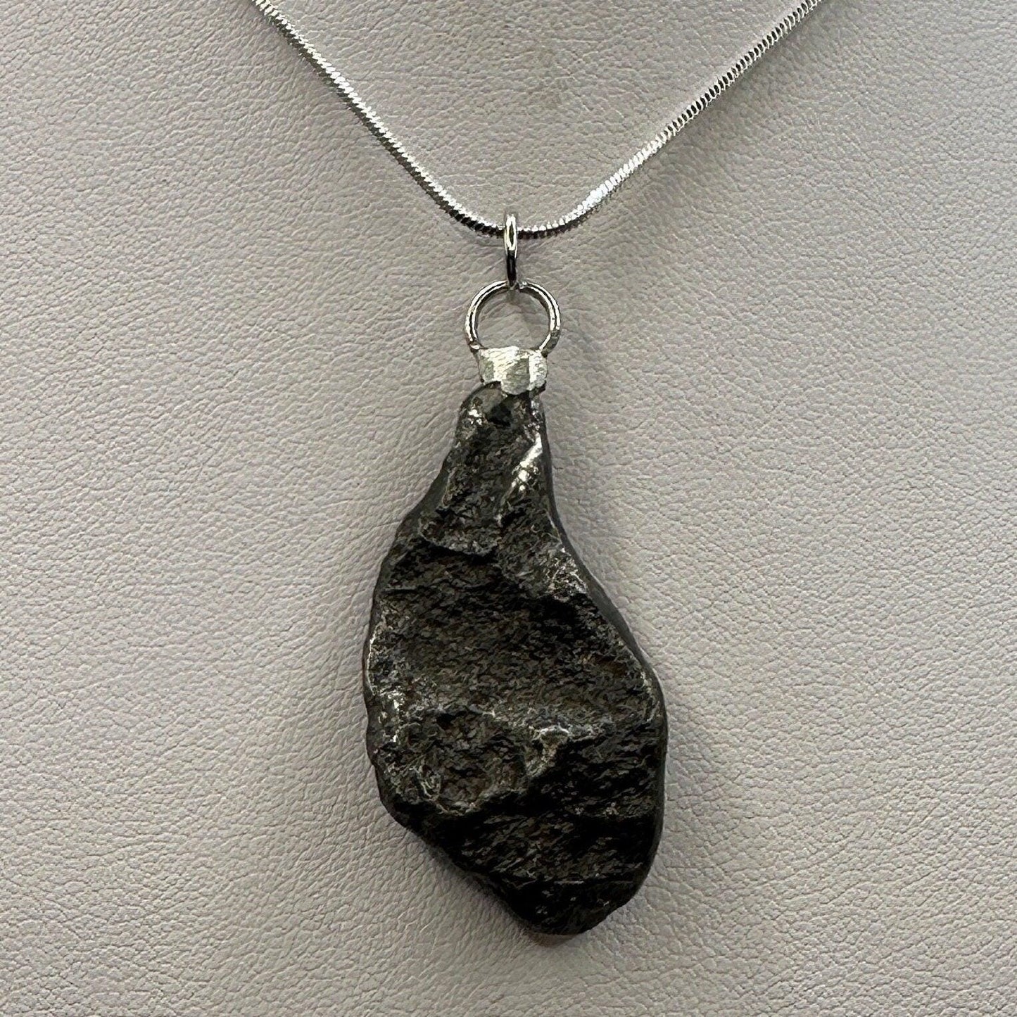 Sikhote-Alin Meteorite Pendant 20.28 grams, Astronomy Gift, Authentic Meteorite, Space Gift, Meteorite Jewelry, Iron Meteorite