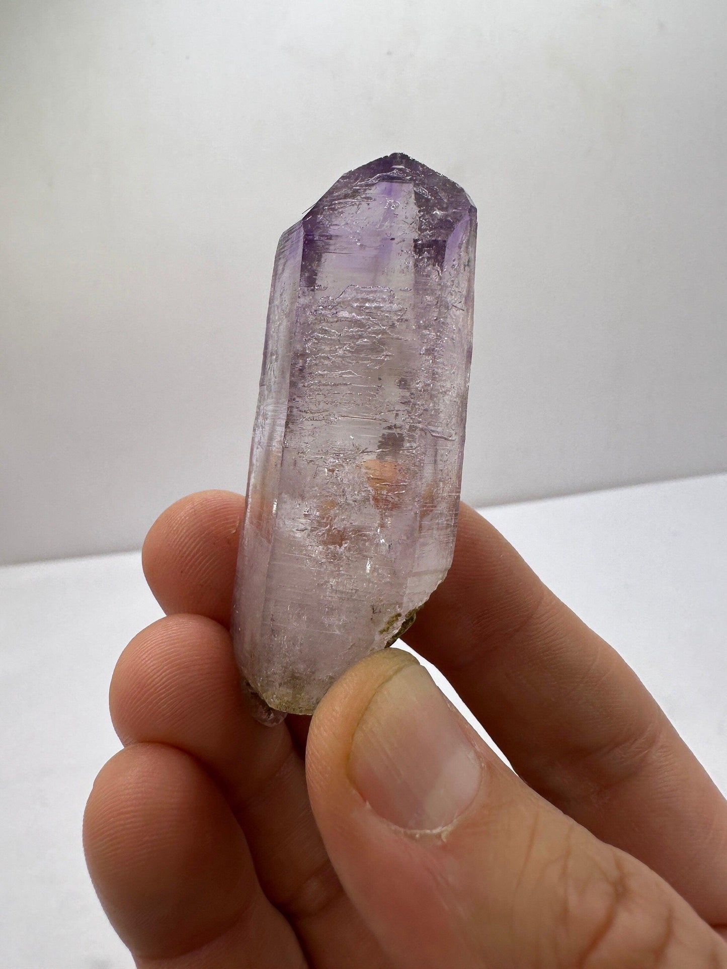 Vera Cruz Amethyst Crystal, Phantom Quartz, Vera Cruz, Crystal Point, Crystals, Crystal Collection, Brazil, Reiki Healing, 33.36 Grams